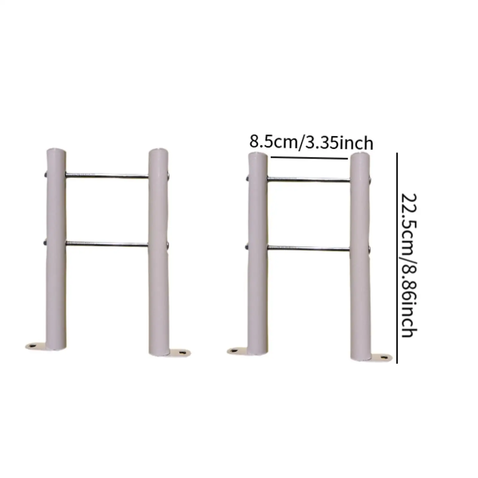 Pions d'Invite de Sol en Aluminium et en Fonte, Gain de Place Stable, Multifonctionnel, observateur, 2 Pièces