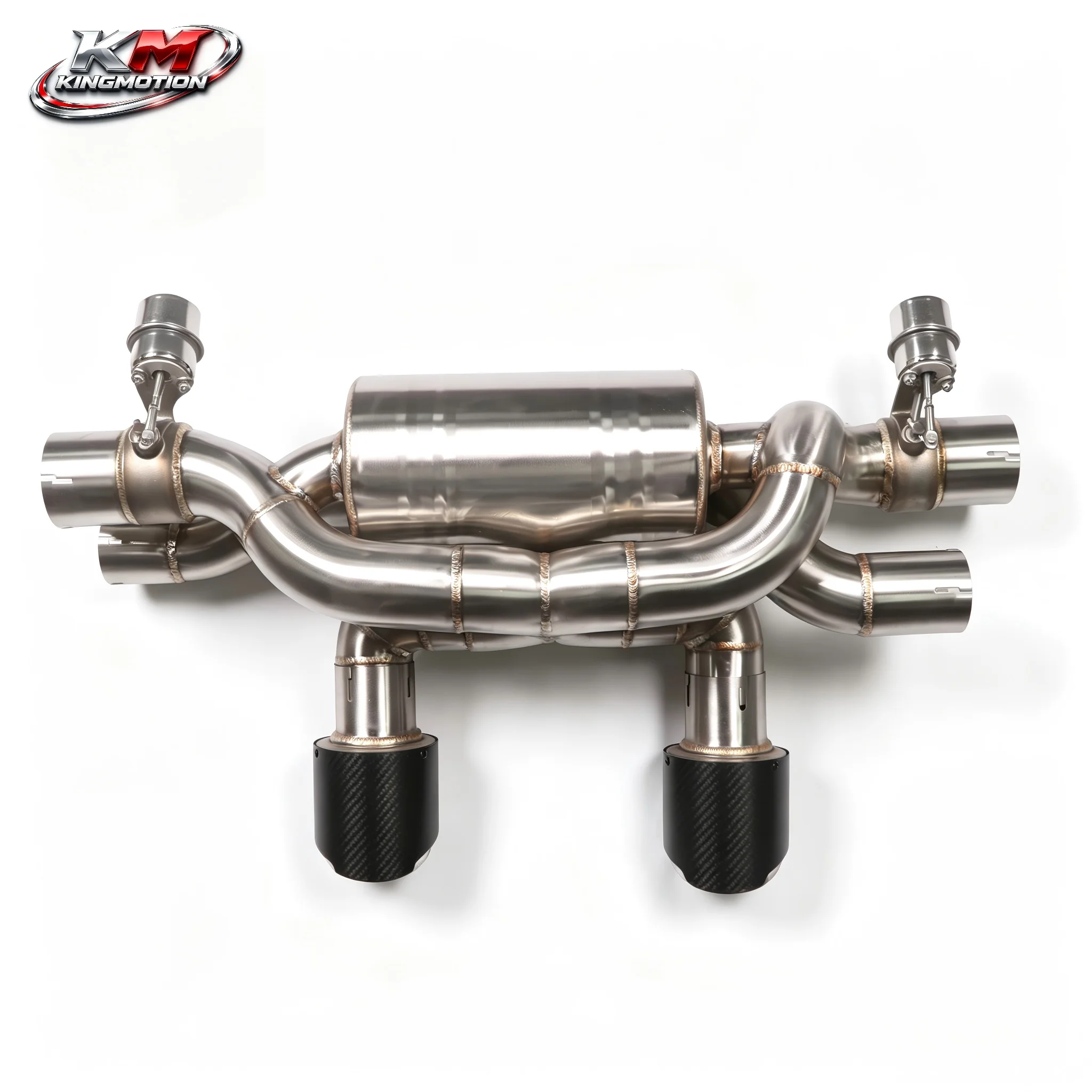

For 911 991.2 3.0T 2016-2017 Exhaust Muffler - 304 Stainless Steel High Performance Axle-Back Pipe