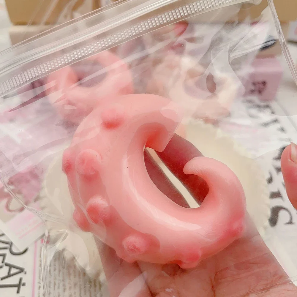 Octopus Tentacles Simulation Silicone Toys Slow Rebound Desktop Decorative Ornaments Washable Super Soft Cute Decorative Toys