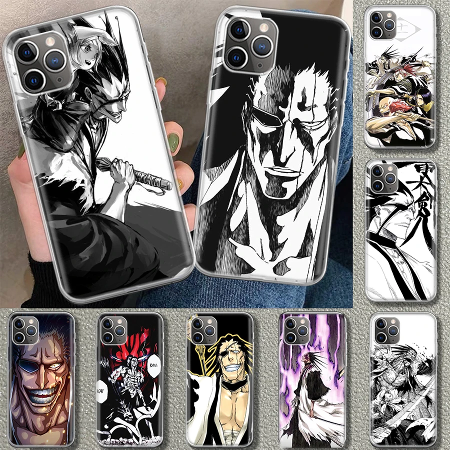 Чехол для телефона отбеливатель Zaraki Kenpachi для iPhone 11 14 13 12 Mini 15 Pro Max Apple X XS XR 7 Plus 8 + художественные индивидуальные чехлы
