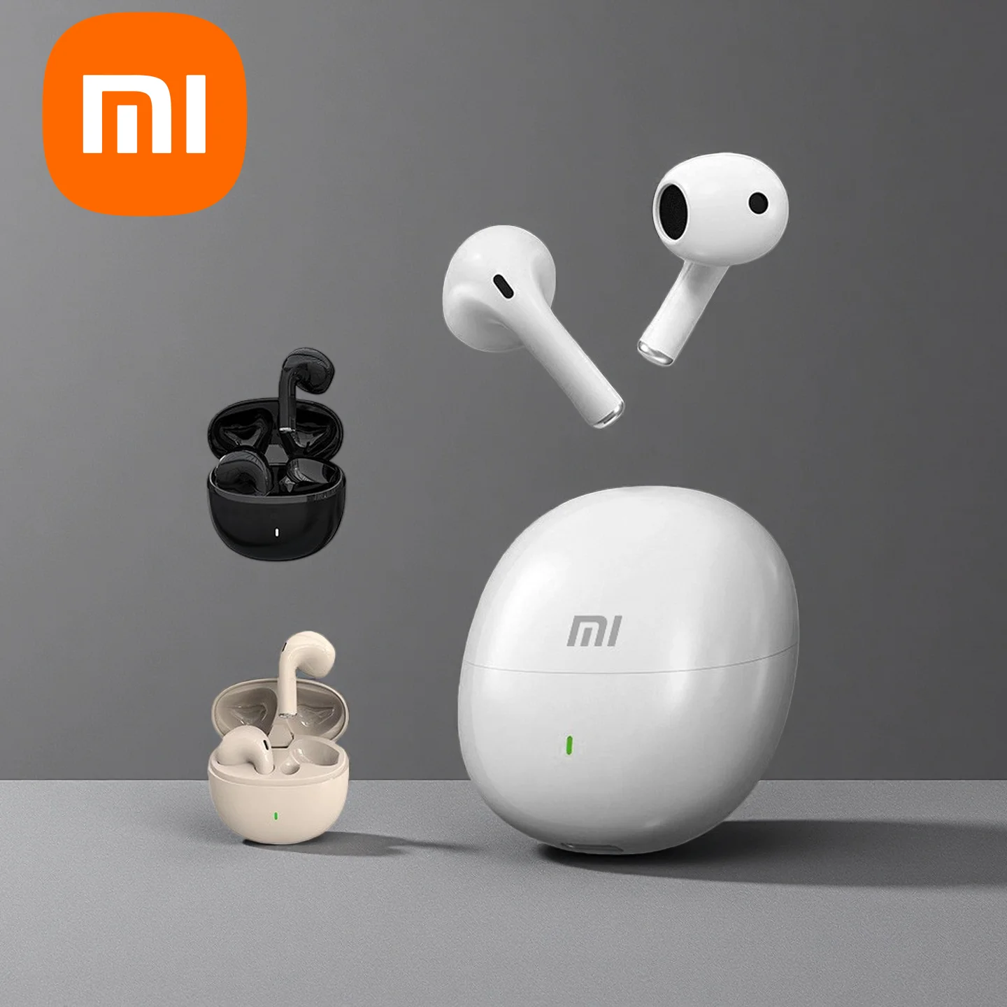 Оригинальные Bluetooth-наушники XIAOMI TWS, мини-беспроводные наушники с микрофоном, спортивные водонепроницаемые стереонаушники 9D - Best of Xiaomi