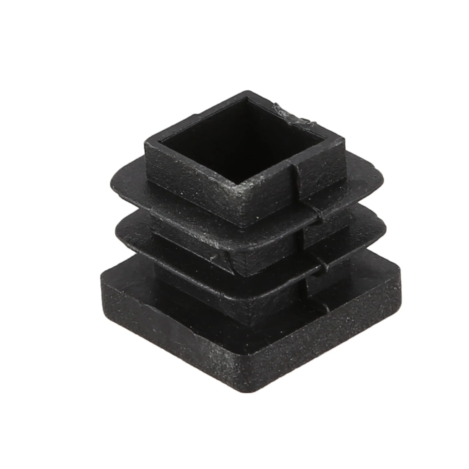 12 Pcs 15mm x 15mm Plastic Square Caps Tube Pipe Inserts End Blanking