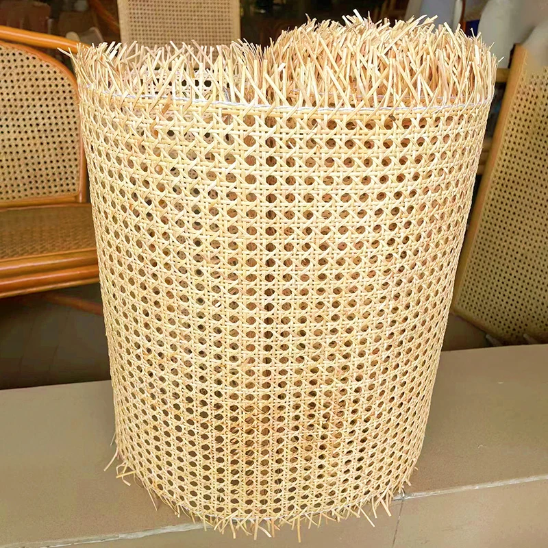 40-50cm Wide Natural Rattan Roll Real Indonesia Rattan Sheet Cane Webbing Roll Chair Table Furniture Repair Material Hand Wove