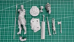 1/24 Die-cast Resin Figure Model Assembly Kit Medieval Mannequin Toy Unpainted Free Delivery (75mm)