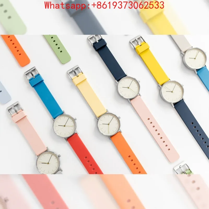 Customized New Bishuwan B001 Two-color Design Color Trend Men's and Women's Gift Box Waterproof Watch