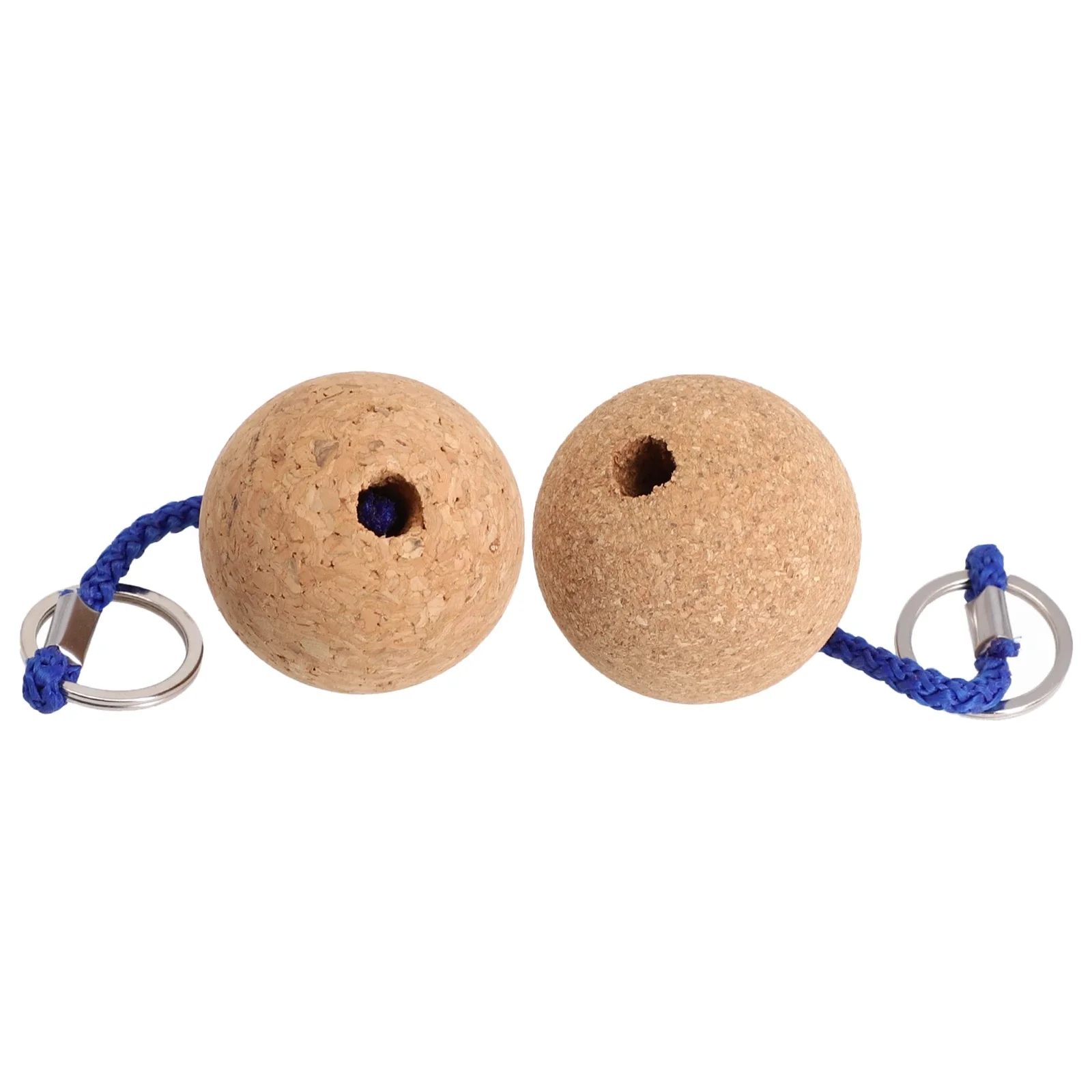 2 Stück 50 mm schwimmende Korkkugel-Schlüsselanhänger, Segelboot-Schwimmkörper, schwimmendes Seil, ultraleichter Holz-Schlüsselanhänger, Kajak-Zubehör – Detail 28