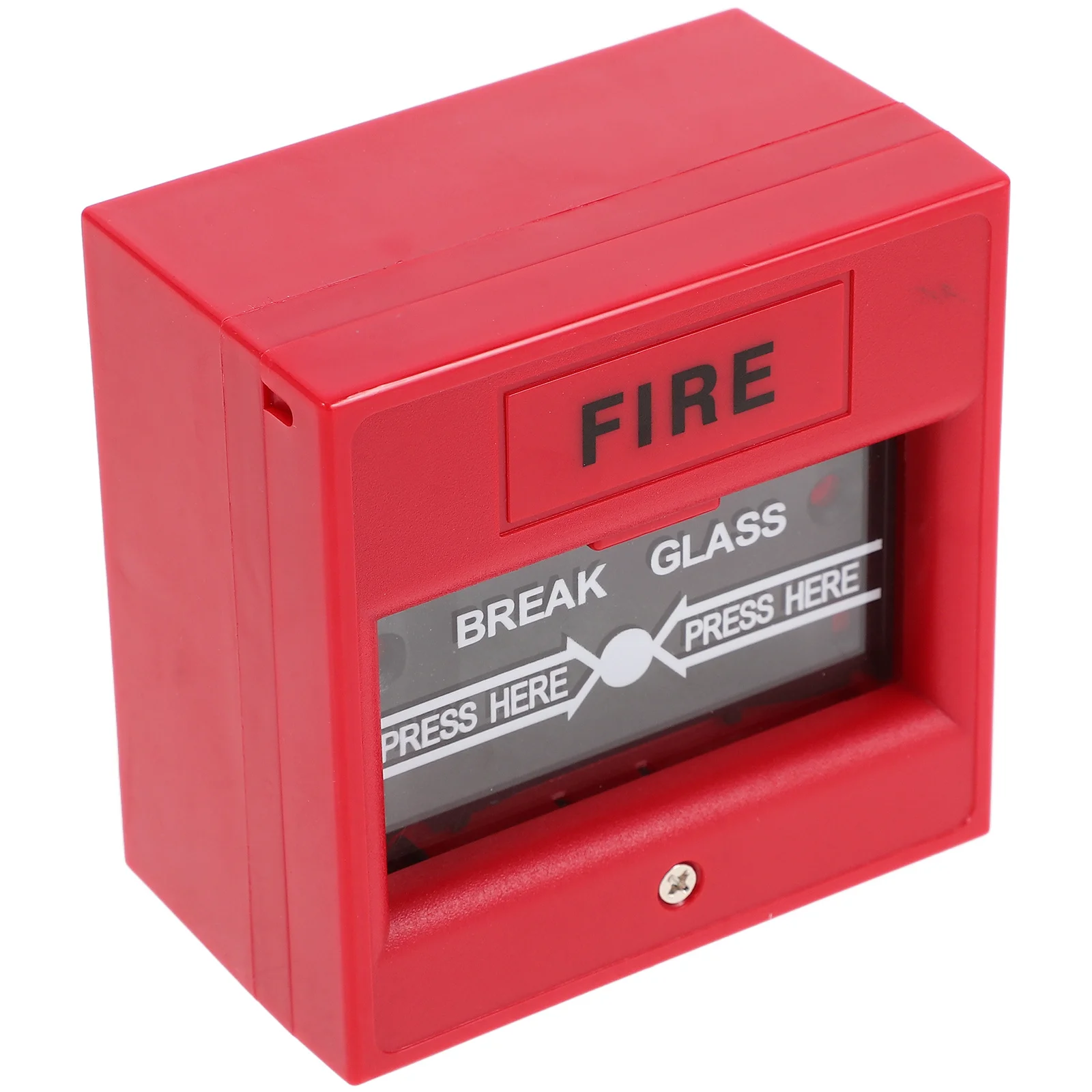 Dispositivo de alarme de quebra de vidro de segurança para controle de acesso de saída de incêndio Liberação de porta de emergência Design de plástico resistente Alarme de quebra de vidro