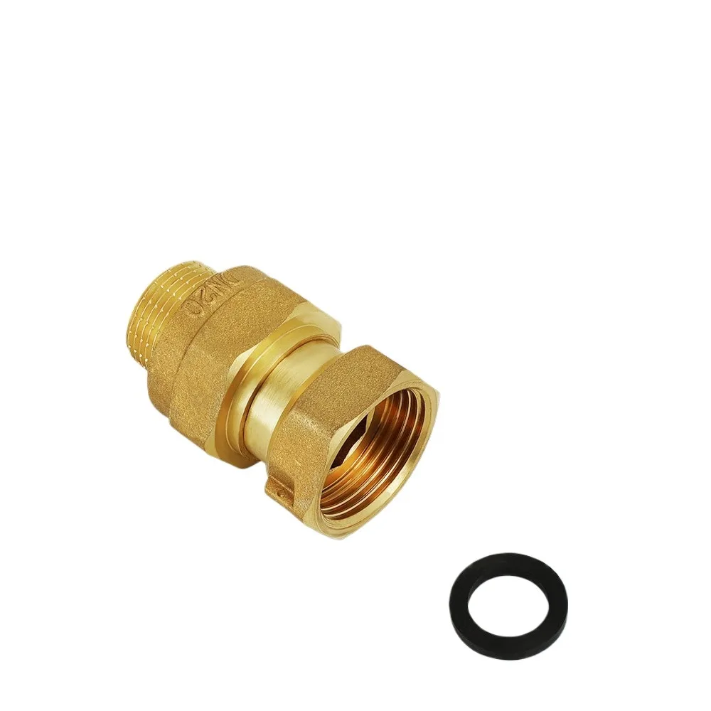 Dn15/20/25 Bsp Home-use Brass Check For 15mm Water Meter Inlet Water Pipes, Dedicated Anti-backflow One-way