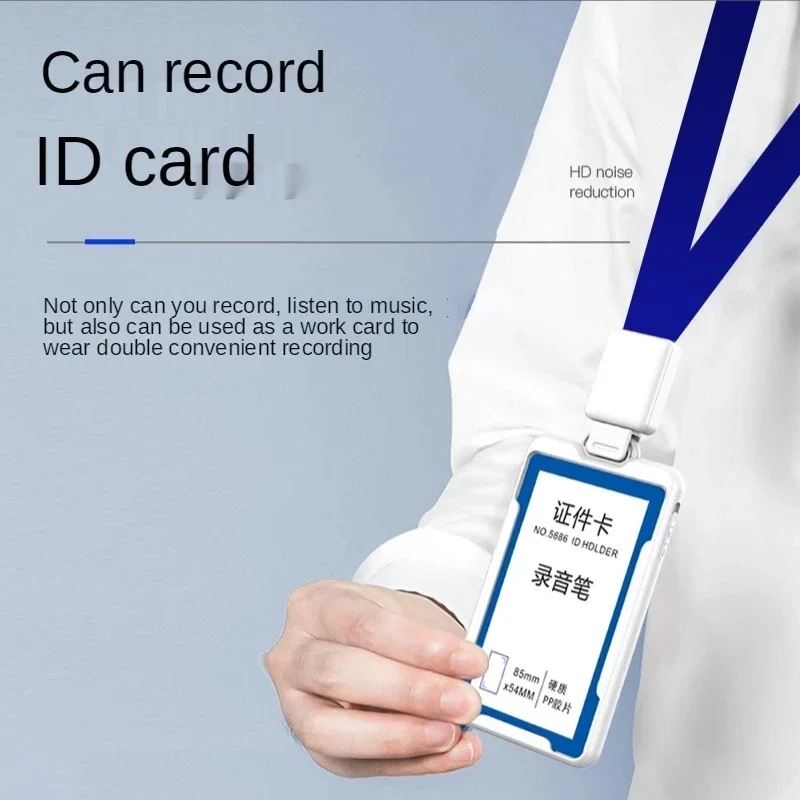 مسجل صوت رقمي USB مع تسجيل صوتي نشط ، مسجل صوت احترافي ، جهاز إملاء ، مشغل MP3 ، بطاقة هوية ، 4-64 جيجابايت #4