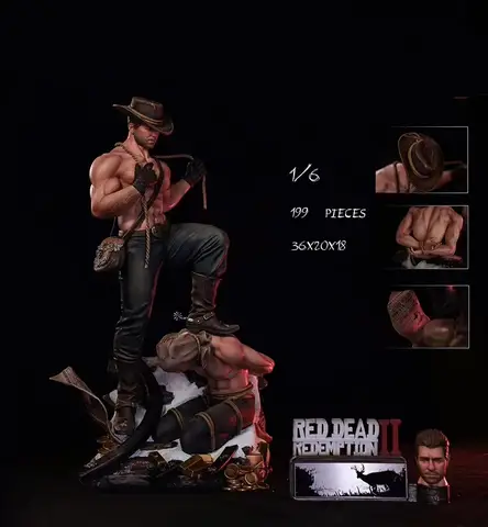 Acme Studio Arthur Morgan GK Limited Edition Reisn Handmade Figure Statue Model