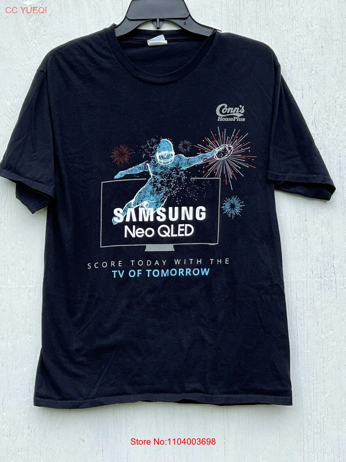 Port Company Ring Spun Wort T Shirt Samsung Neo Qled Short Sleeves’s Logo F42