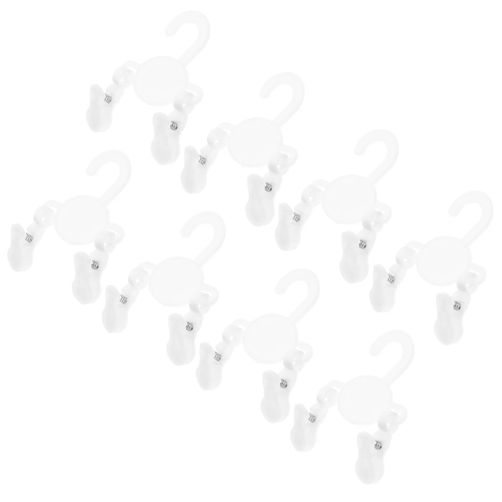 

10Pcs Shoe Hangers Slipper Clips Plastic Clothes Hangers Nursery Closet Sock Drying Rack Organizer Clothing Rack