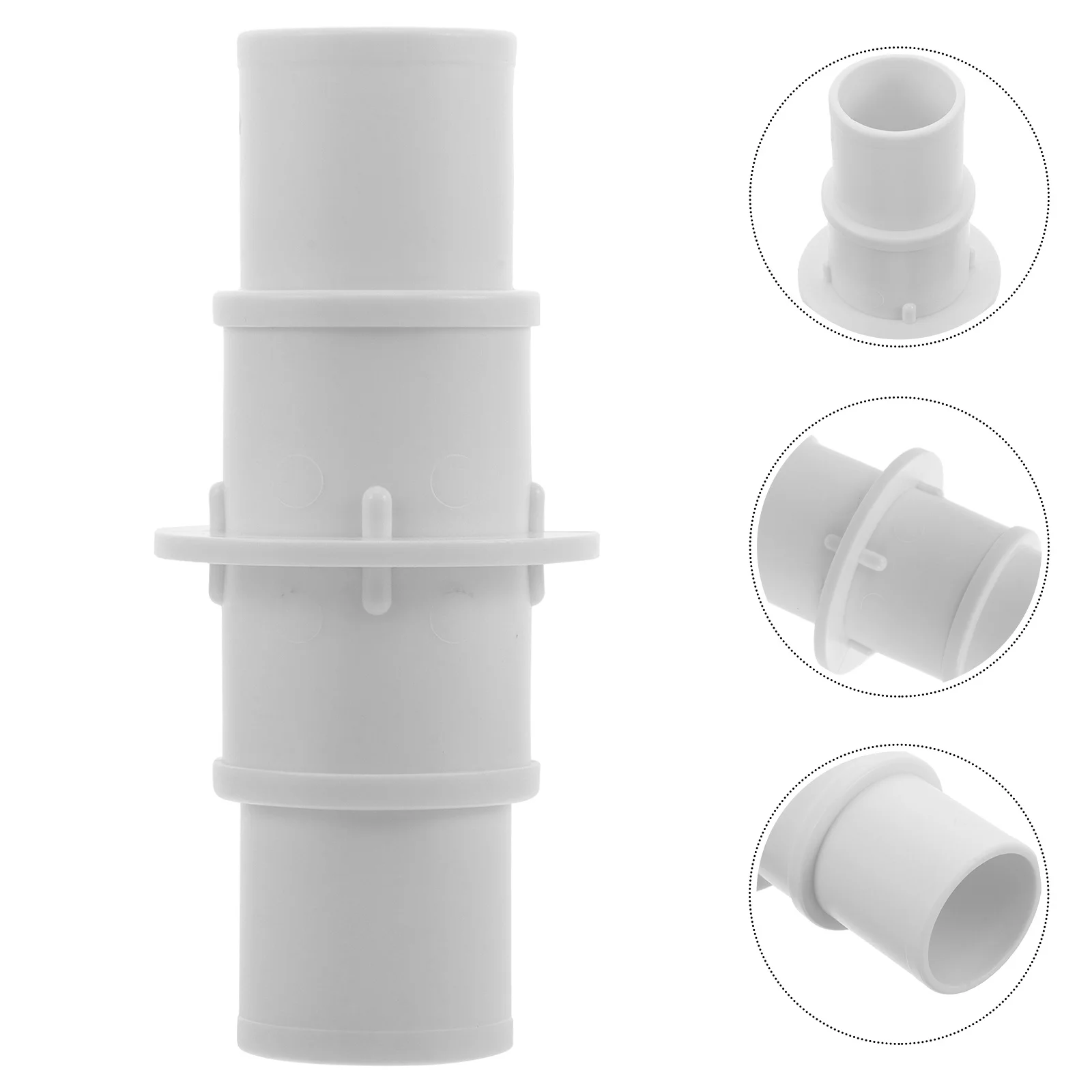 

2Pcs Swimming Pool Vacuum Hose Adapter Universal Compatibility Efficient Cleaning No Water Leakage Pool Vacuum Coupling