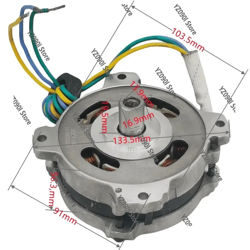 High Torque Brushless Drive Motor 36V500W Mechanical Power Accessories