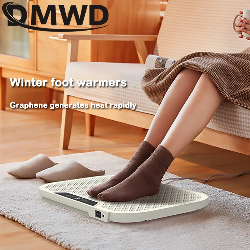 Heating Foot Mat Warmer Winter Household Electric Heater Office Undertable Feet Leg Warmer Carpet Thermostat Heating Pads 110V