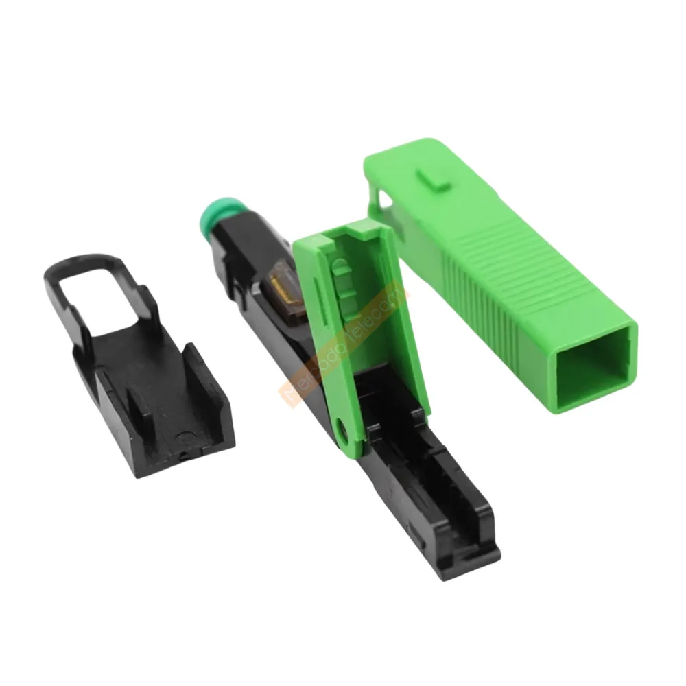 UNIKIT MESC250P SC UPC SC APC Single-Mode Fiber Optic Quick Connector FTTH Tool Cold Connector Fiber Optic Fast Connnector