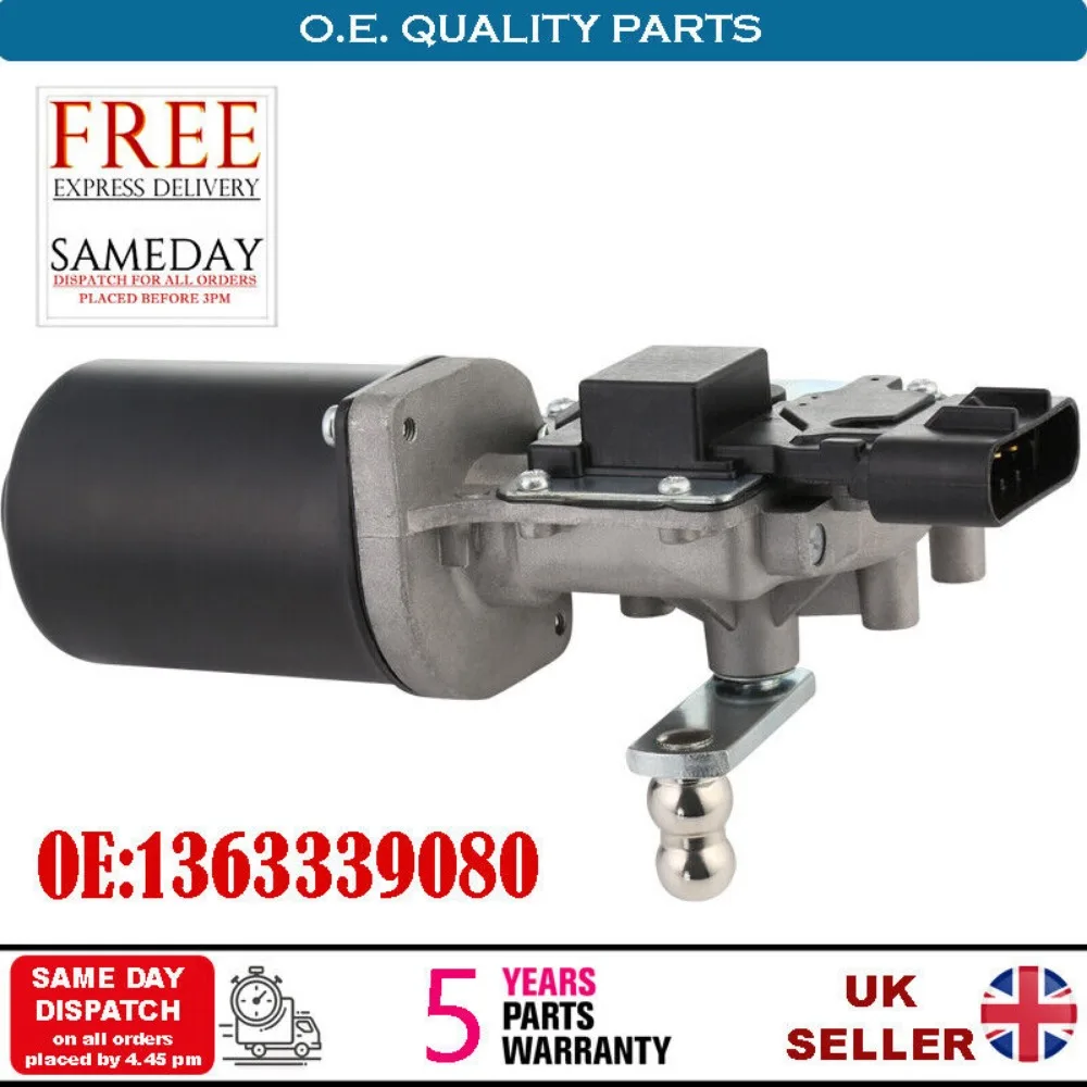 FRONT WINDSCREEN WIPER MOTOR FOR PEUGEOT BOXER CITROEN RELAY FIAT SCUDO 2007 ON