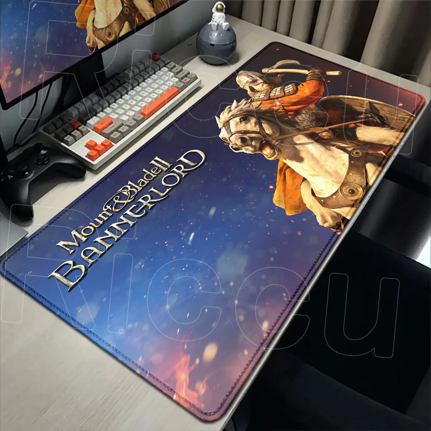 

40X90cm XXL Mouse Pad Anime game Mount and Blade natural rubber Mousepads Gamer Keyboard Gaming PC Accessories expand Desk Mats