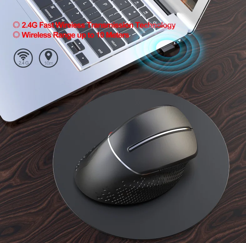 2024 Wireless Bluetooth Mouse 2.4GHz Adjustable Optical Wrist-care luminescence Game esports Mice For Laptop Tablet Mac iPad