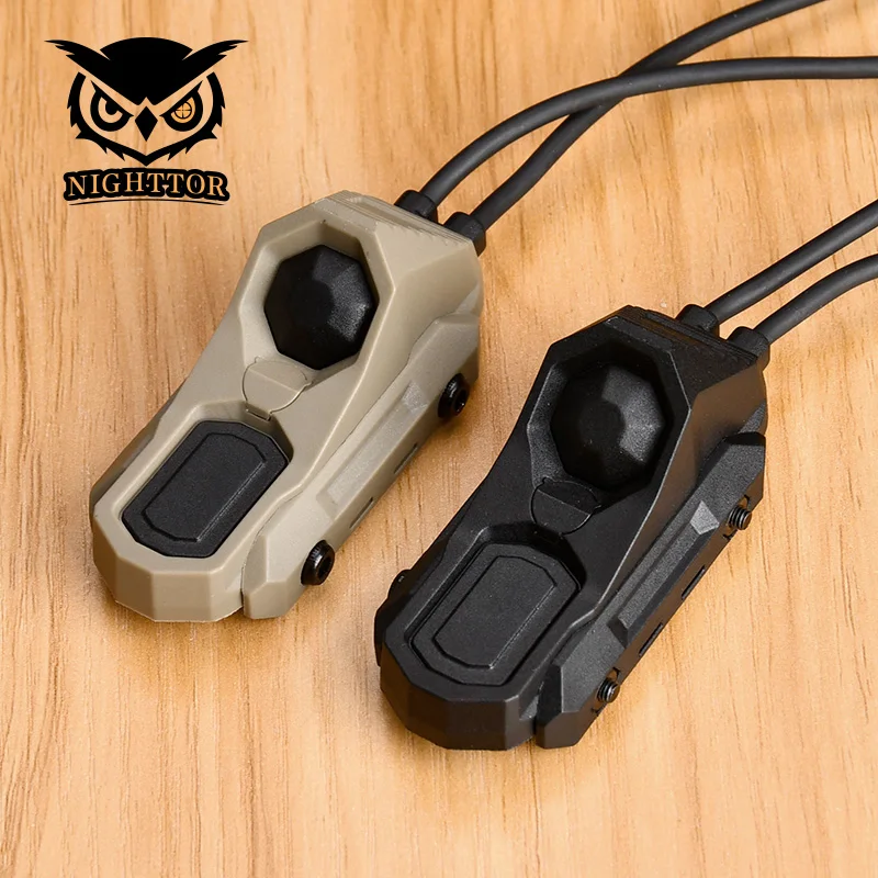 

WADSN AXON Remote Dual Control Pressure Switch SF+2.5mm Plug Fit Picatinny Mlok Keymod Tactical Flashlight Laser Accessory