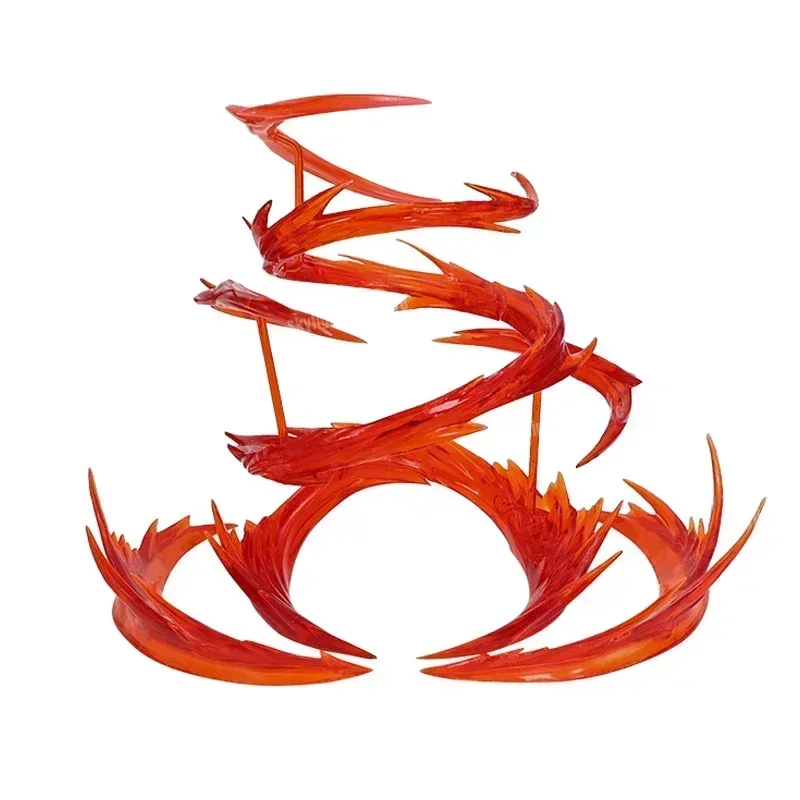 Op voorraad Wervelwind Vlam Ijs Speciale effecten Model Ornament Speelgoed Beweegbare figuur Luffy DIY Accessoires Standbasis Wind Bevroren