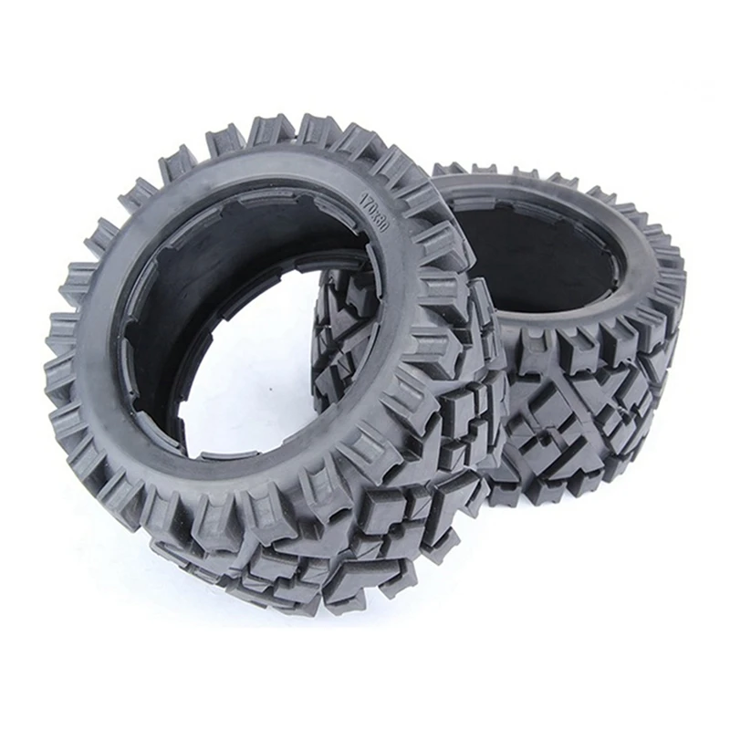 4X RC Car All Terrain Rear Tires Skin Without Inner Foam For 1: 5 Scale HPI RACING Baja 5B 5T 5SC LOSI TDBX Spare Parts