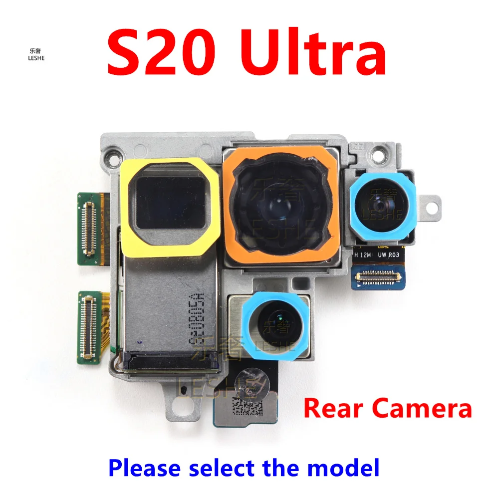 

Полный комплект задней камеры для Samsung Galaxy S20 Ultra 5G SM-G988B G998B/DS G988U G998N G988U1, модуль задней камеры