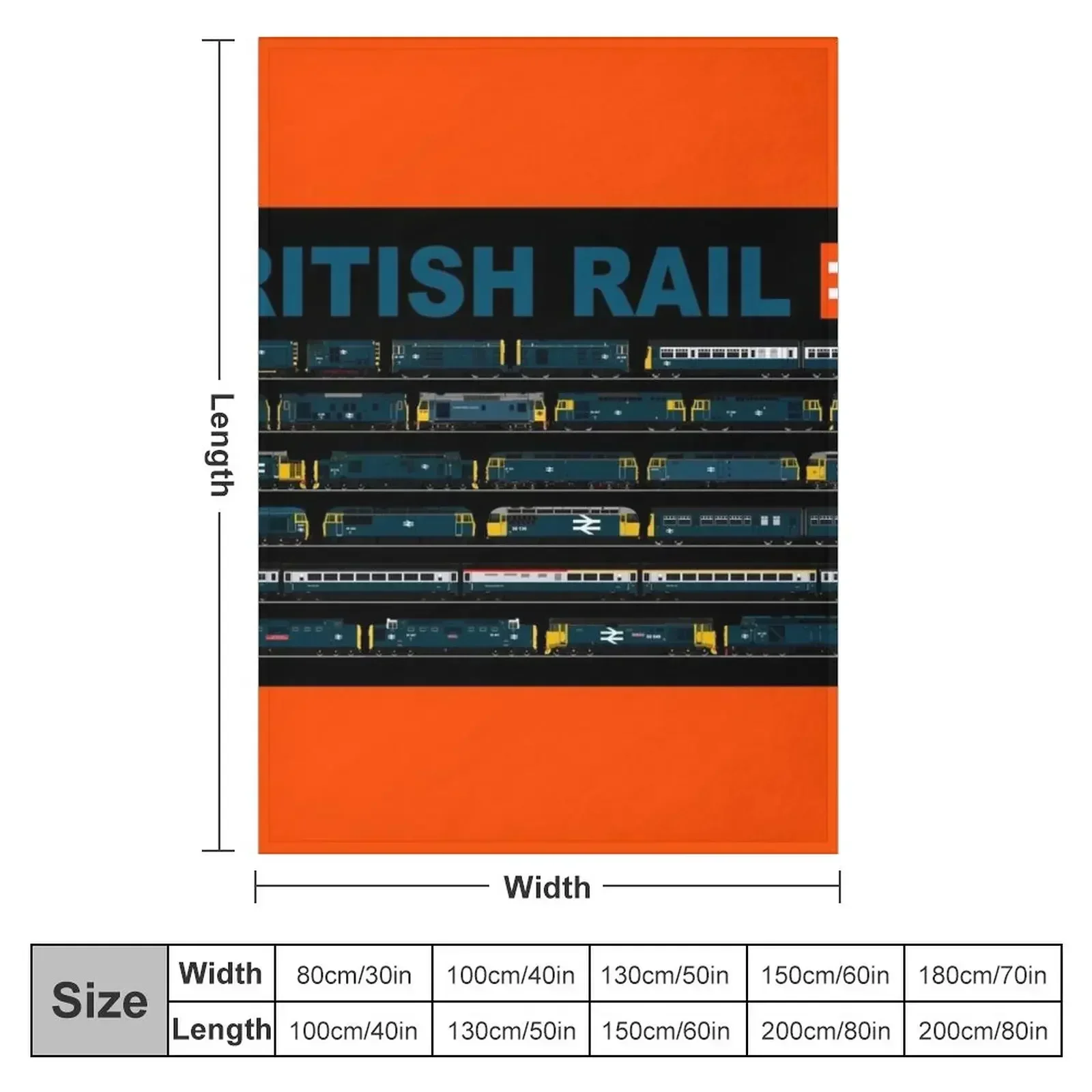 BRITISH RAIL TRAINS Throw Blanket cosplay anime Decorative Sofas Beach Blankets For Baby Soft Beds Sofas Blankets