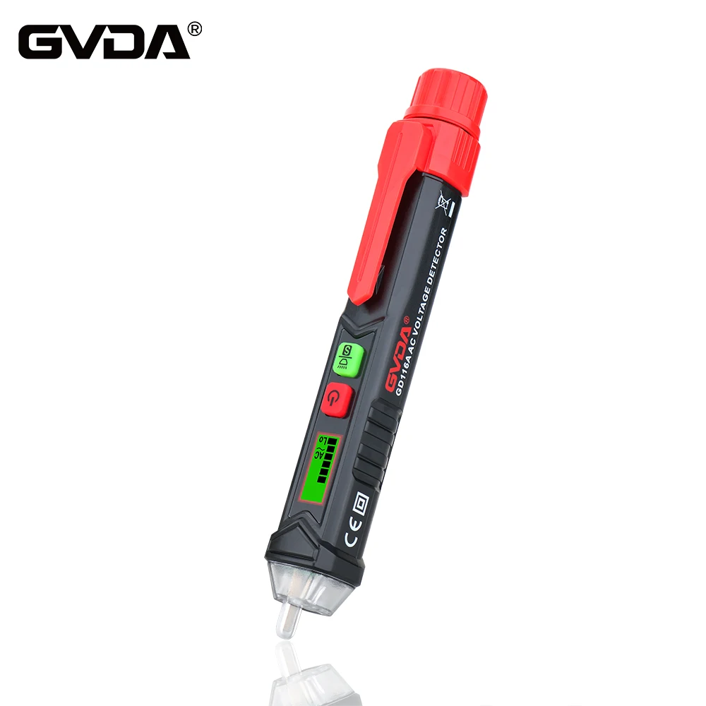 GVDA Non-Contact Voltage Tester 12 to 1000V AC Voltage Detector Electric Pen Smart Breakpoints Finder Circuit Checking Pencil