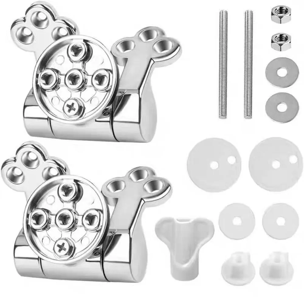 

Петля в форме персика, буфер, аксессуары для унитаза, петля для сиденья унитаза из цинкового сплава для ванной комнаты, L24296