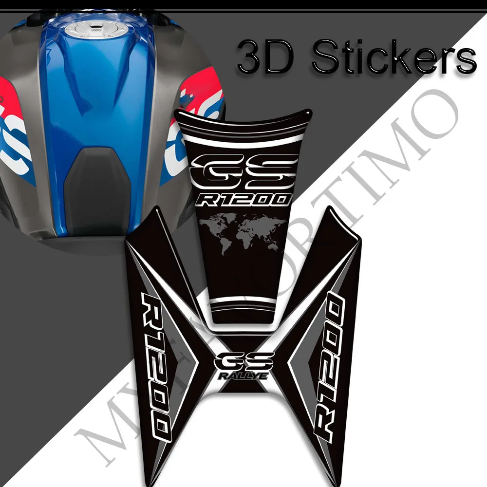 For For BMW R1200GS R1200 R 1200 GS LC Rallye Handshield Wind Deflector Kit Knee Tank Pad TankPad 3D Stickers Decal Protect