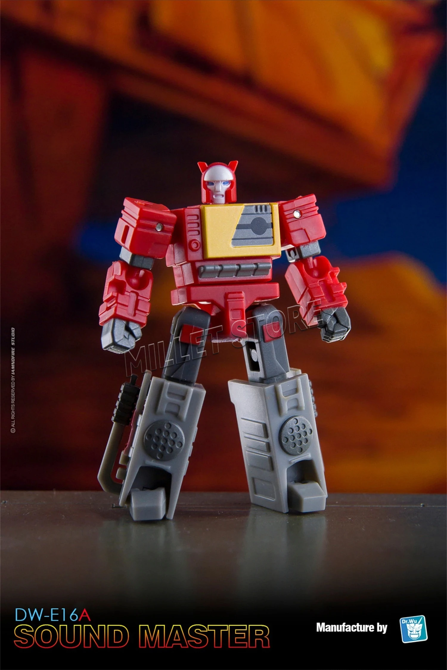 

[Presale with Two Heads ] Transformation Dr Wu DW-E02A DW-E16A Blaster Soundwave Anime Color 2PCS/SET Collection Model Toys Gift