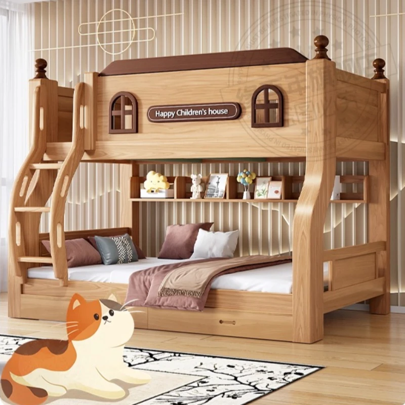 

Minimalist wooden double bed 150x200cm bedroom furniture bunk bed letto matrimoniale High end comfortable camas de dormitorio