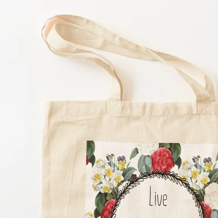 لايف اضحك ليمب بزكيت حمل حقيبة قماش حمل حقيبة شخصية حمل كيس دي التسوق حقيبة مخصصة #3