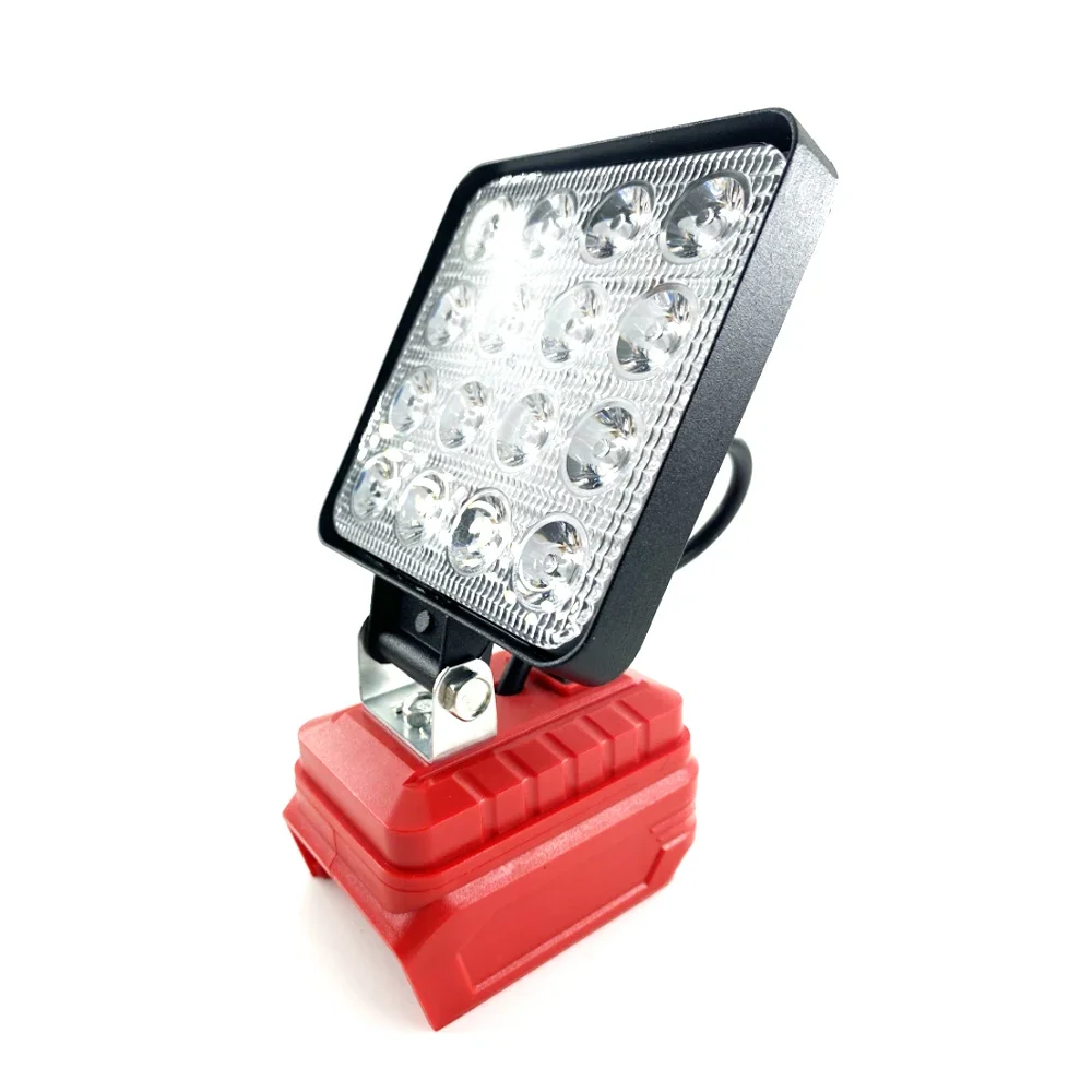 Work Light for Milwaukee 14.4V-18V Li-ion Battery Portable LED Cordless Flood Lights Outdoor Spotlight Camping Lamp Flashlight