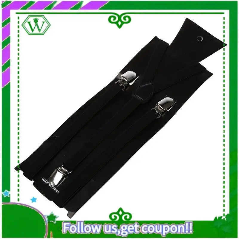 A18P-3X الكبار قابل للتعديل مشبك معدني الحمالات المرنة الأقواس السوداء #3