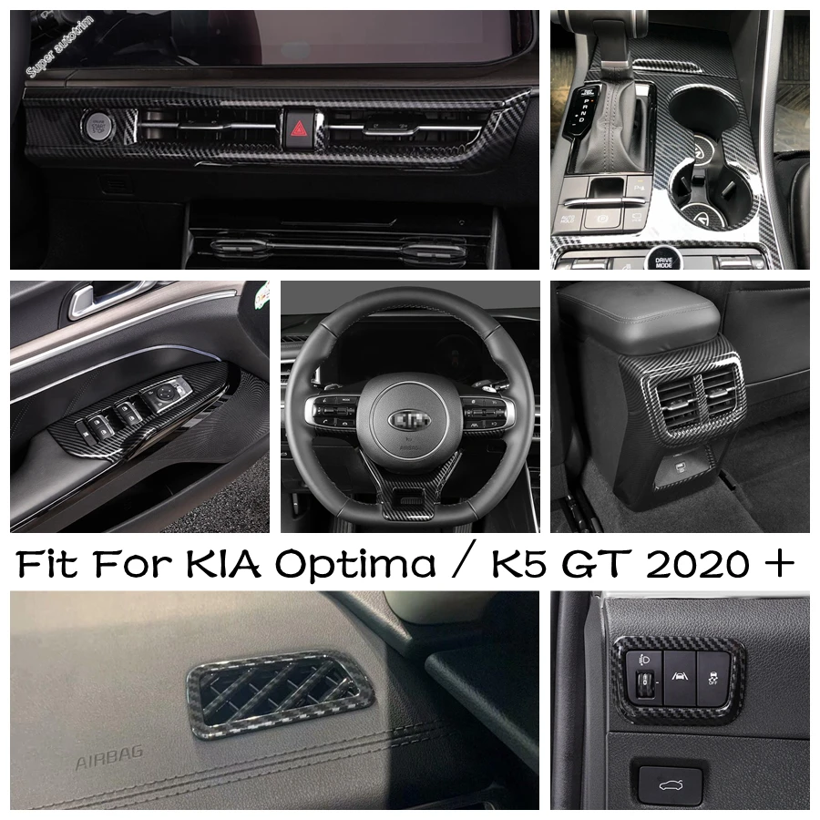 

Steering Wheel / Gear Shift Panel / Head Light / Window Lift / AC Vent Cover Trim Accessories For KIA Optima / K5 GT 2020 - 2025