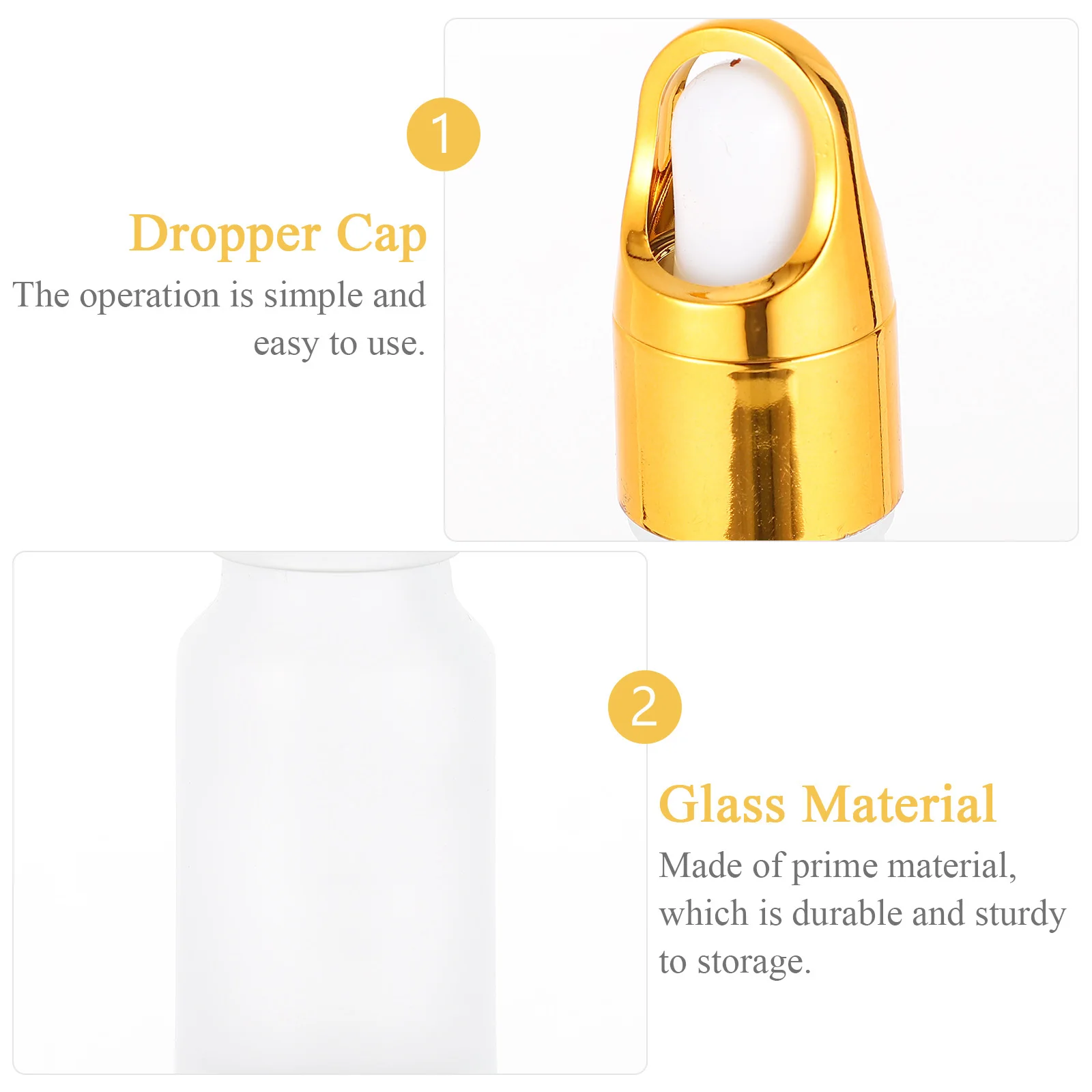

10Pcs Essential Oil Dropper Bottles Clear Glass Refillable Leak Proof Bottles Mini Size for Perfume Soap Making Travel