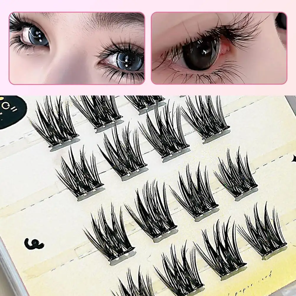 

Cluster Lashes Mink Eyelashes 3D Natural Russian Individual Eyelash Eyelash Extension Wholesale Lashes Makeup Tool Cluster W3C0