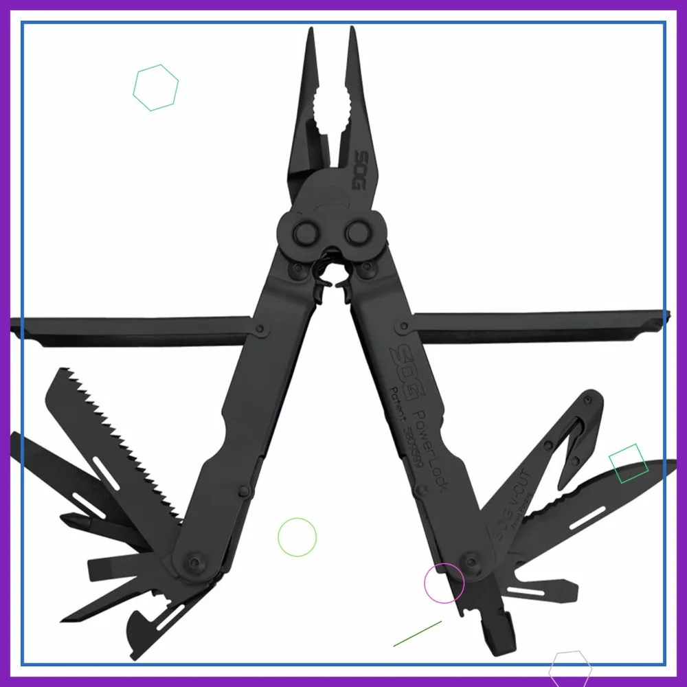 

18-in-1 Heavy Duty Multi-Tool with V-Cutter, Nylon Pouch, Field Utility Set