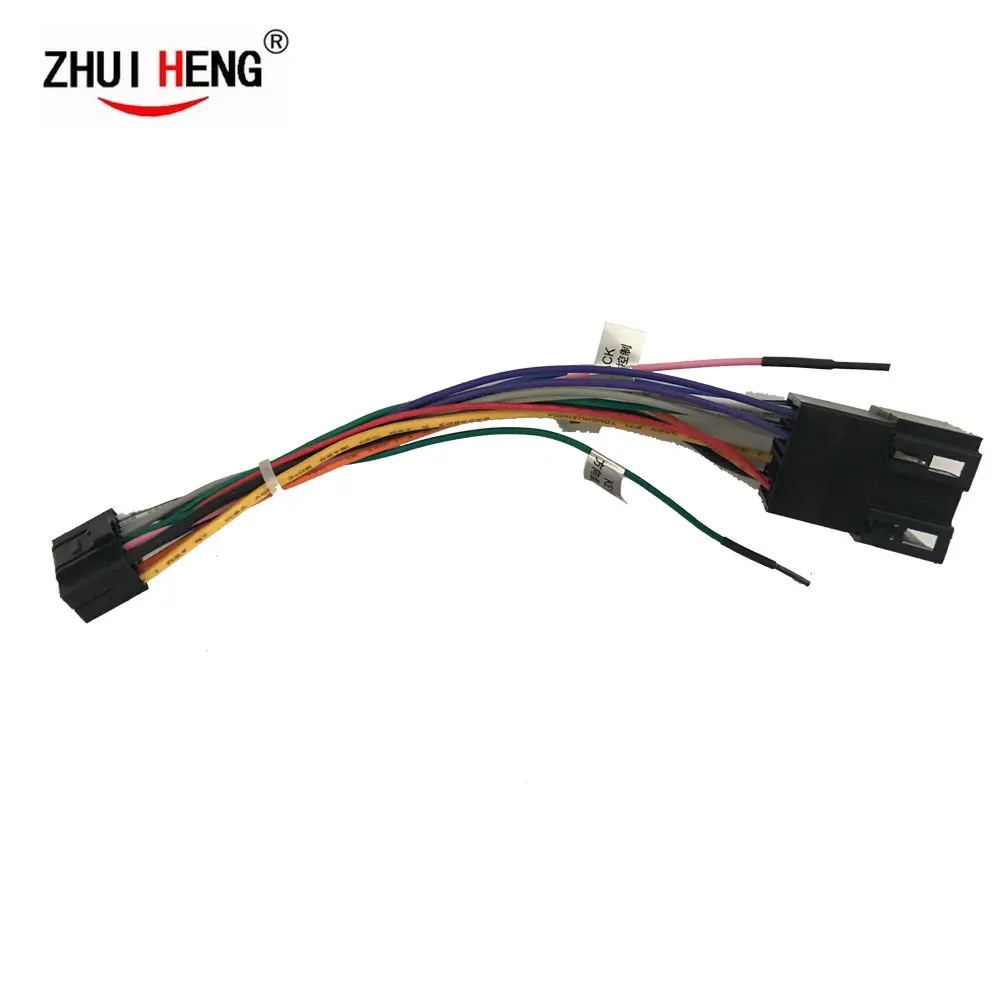 

2 din Car Radio Female ISO Radio Plug Power Adapter Wiring Harness Special for Volkswagen Low trim harness power cable