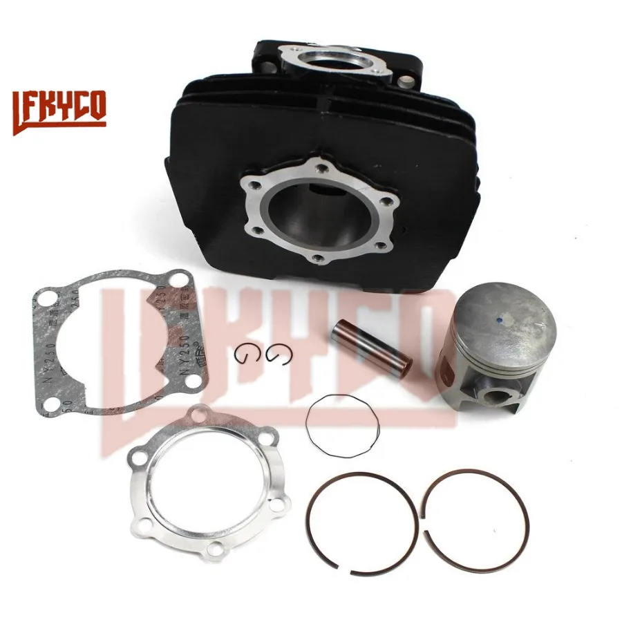 Motorcycle 66mm Engine Cylinder 175CC Piston Top End Gasket Ring Kit Motor for Yamaha DT 175 DT175 Motoblock ATV Equipment Parts