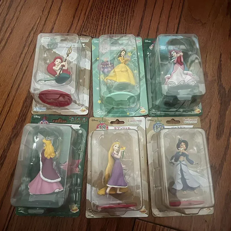 1piece  8cm disney vánoce přívěsek ruční sníh bílá kněžna arlo kněžna spací krása kněžna dlouhé vlasy kněžna