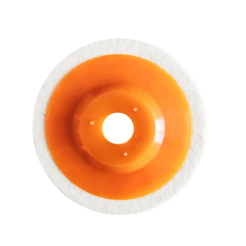 

10 шт. угловая шлифовальная машина, шлифовальный войлочный круг, 100 мм, зеркальный шлифовальный полировальный круг, оранжево-горячий