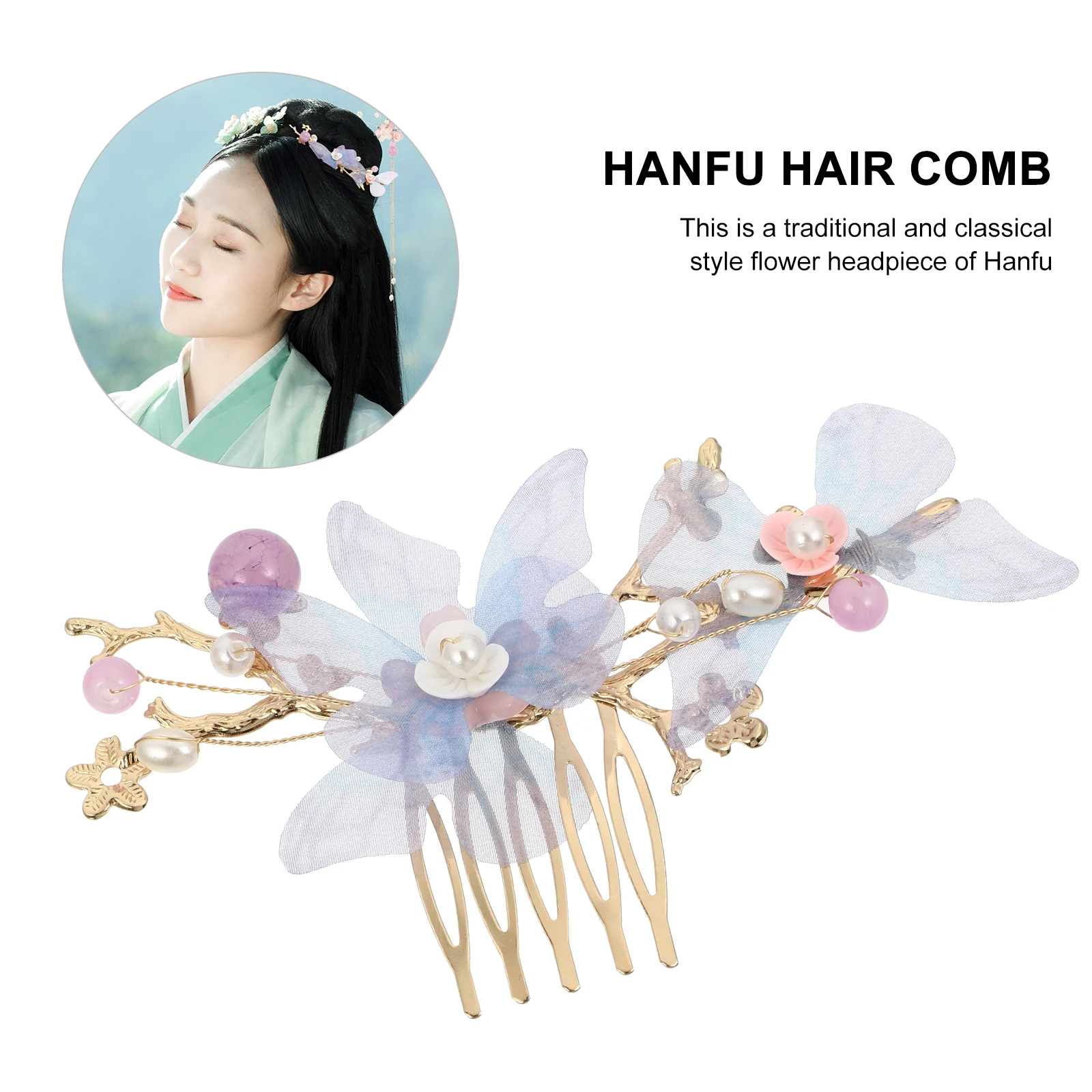 

/Set Chinese Hanfu Hairpins Traditional Retro Alloy Hair Accessories For Brides Wedding Party Role Play Festivalhair