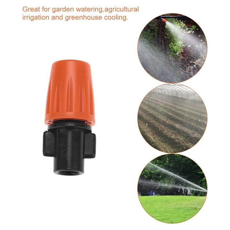 100PCS Adjustable Garden Drip Irrigation Misting Nozzle Micro-Flow Dripper Spray Gardening Tools