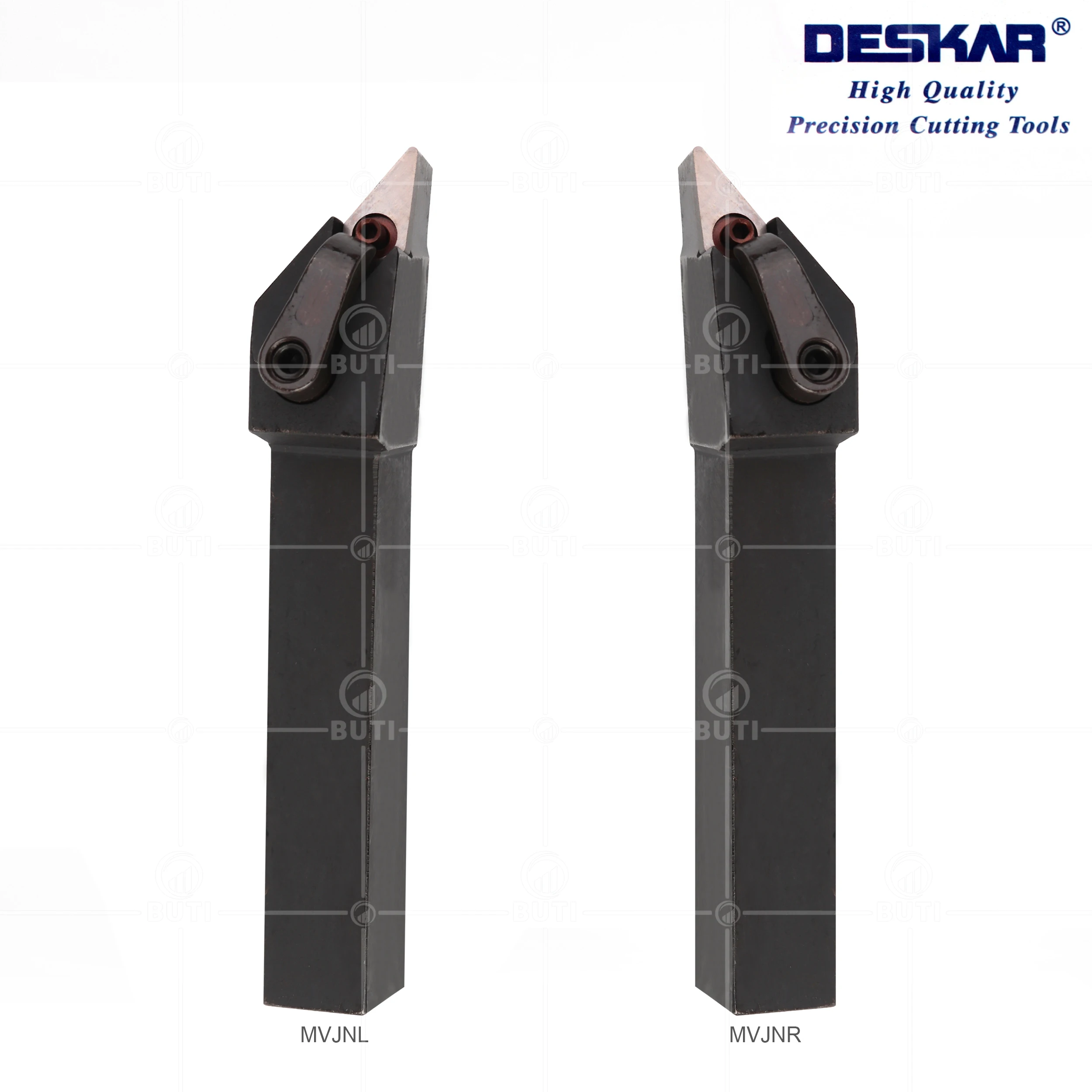 DESKAR 100% Original MVJNR1616 MVJNL2020 MVJNR2525 Ferramentas de Torneamento Externo Suporte CNC Torno Cortador Para VNMG Carbide Insere Peças