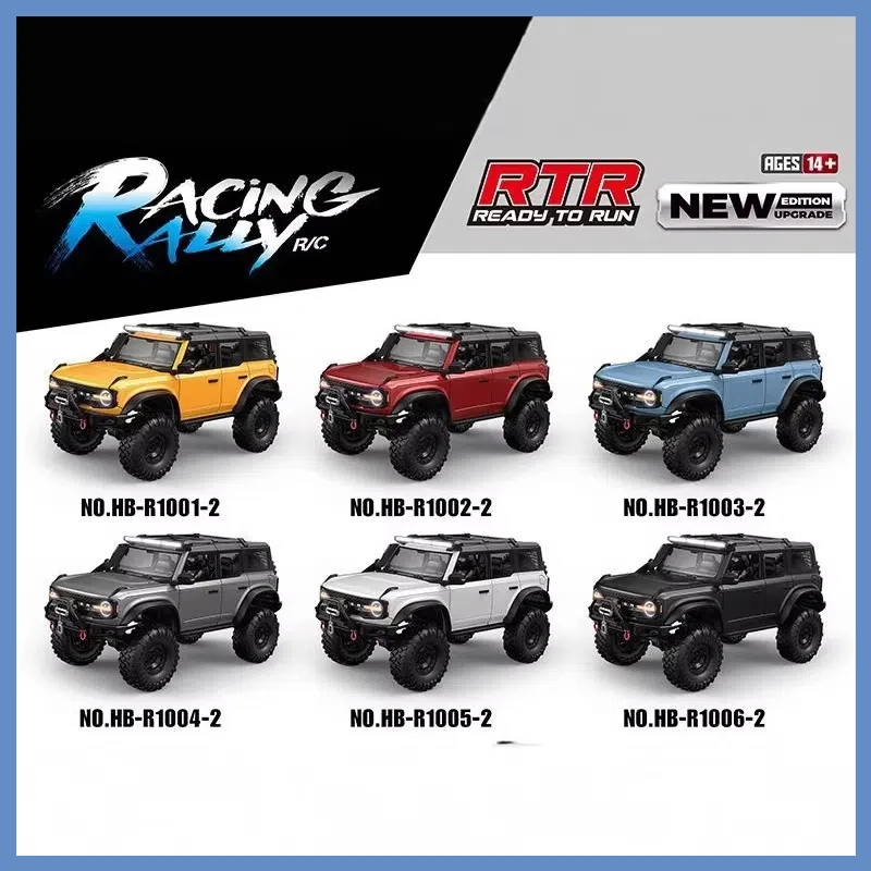 New Miniature R1001 RC Off-Road Climbing Car Remote Controlled Simulation Ford Mustang Jeep Wrangler Professional Toy Vehicle