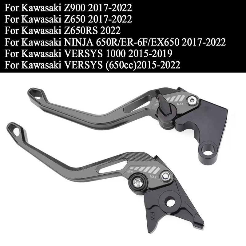 

Регулируемые рычаги тормозной муфты для Kawasaki Z900 Z650 Z650RS NINJA 650R ER-6F EX650 VERSYS 1000 VULCAN/S 650cc 2015-2022