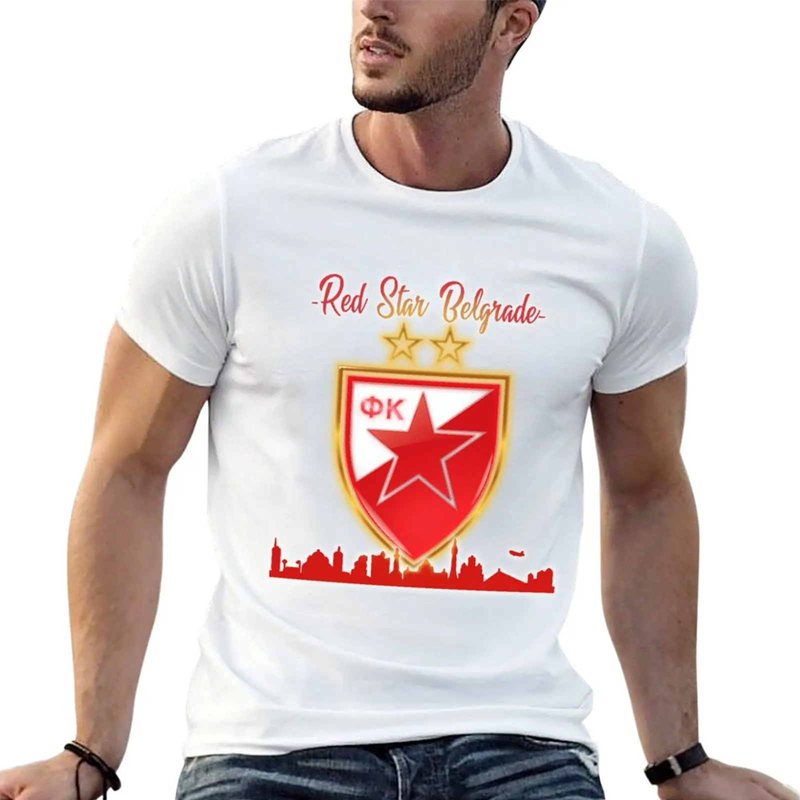 

shirts Zvezda funny Crvena cotton for graphic shirts T-Shirt man t man Beograd shirts t man t